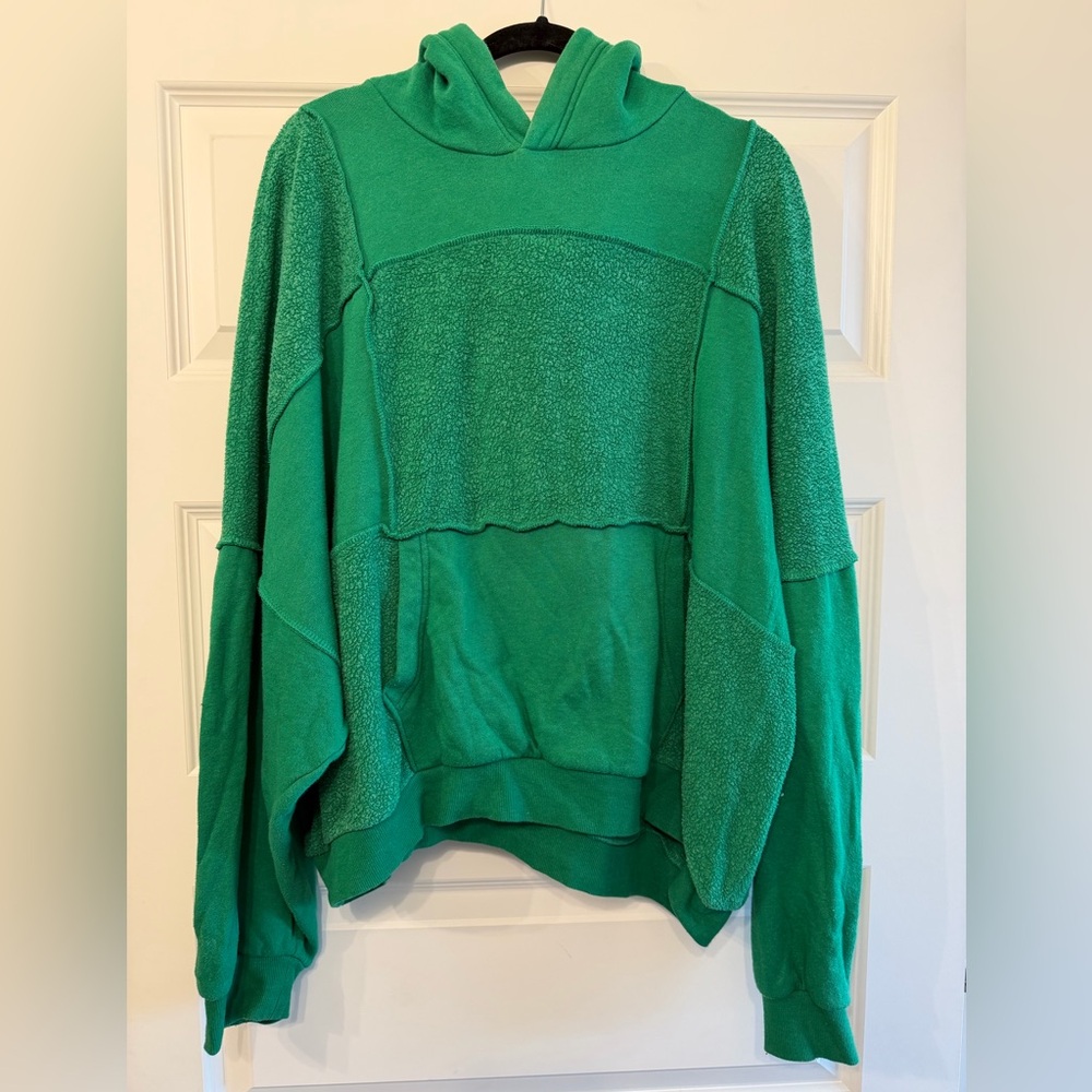 Aerie Patchwork Green Hoodie